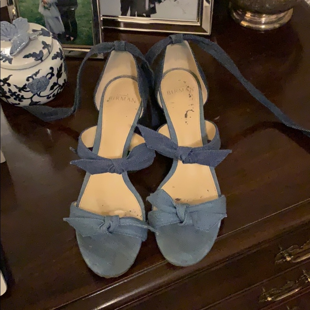 Denim Alexandre Birman sandals